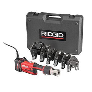 RIDGID 67193 Model RP 351 ProPress Standard Press Tool Corded Kit with Corded ProPress Tool,Press Tool Jaws (1/2" to 2"),and Case $2688.64
