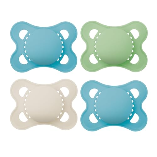 MAM Original Baby Pacifier 0-6...n Soft Silicone Nipple,4 Pack