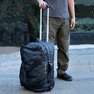 Outdoor Products Red-Eye Wheeled Travel Duffel Bag 45 Liter Black - $39