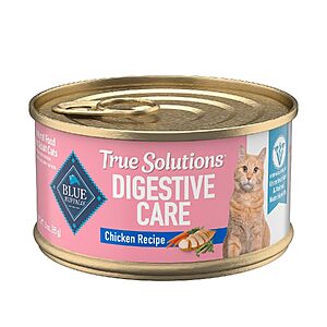 24-Count 3-Oz Blue Buffalo True Solutions Blissful Belly Digestive Care Wet Cat Food (Chicken) $19.53 w/ S&S + Free Shipping w/ Prime or on $35
