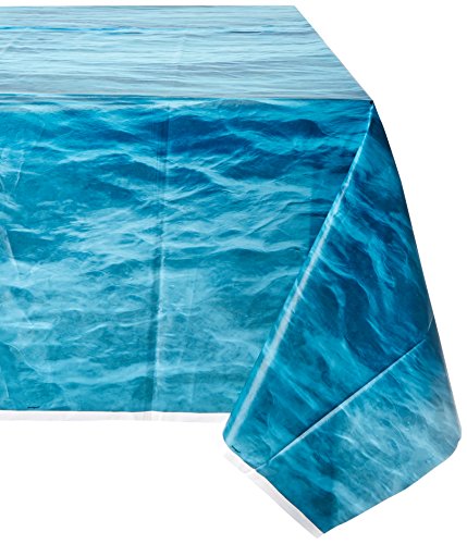 Ocean Waves Rectangular Plasti...- Ideal for Parties and Events