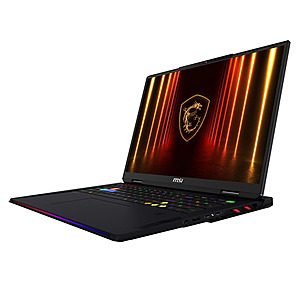Costco Members:MSI Raider Laptop:18" 1600p 240Hz,Ultra 9 285HX,RTX 5080,32GB $2515