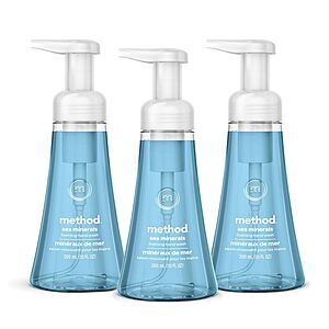 3-Pack 10-Ounce Method Foaming Hand Soap (Sea Minerals) $7.70 w/ S&S + Free Shipping w/ Prime or on $35