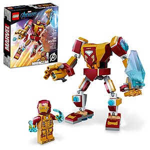 130-Piece LEGO Marvel Iron Man Mech Armor Building Kit w/ Minifigure $17 + Free Shipping w/ Prime or on $35