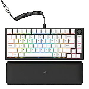 Glorious GMMK PRO Prebuilt 75% TKL Wired Mechanical Keyboard w/ Coiled Cable & Wrist Rest $139.99 + Free Shipping