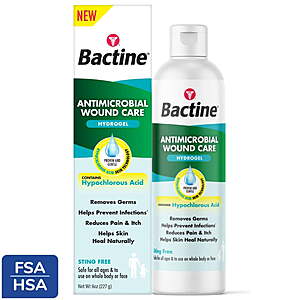 50% back in Walmart Cash BACTINE Wound Care and Antibiotic Ointment $4.97-9.97 First Aid Items,Two Unique offers FS Walmart+ LIMIT 5 EACH