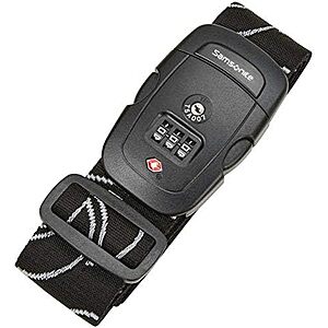 8* | Samsonite Luggage Strap Combination Lock at Amazon