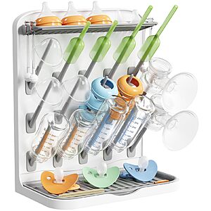 Lifewit Baby Bottle Drying Rack (up to 15 bottles) $8 @ Amazon
