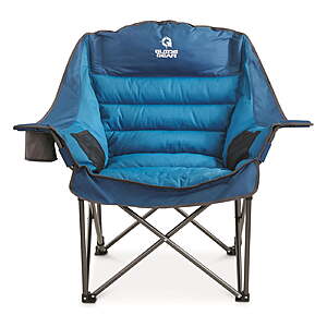 Guide Gear Oversized XL Comfort Padded Camping Chair,400-lb.Capacity.Blue + other colors $60 FS Walmart Pro Seller