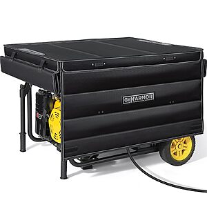 GenArmor Waterproof Generator Running Cover w/ Metal Frame (Fits Most 4000W–13000W Generators,Black or Gray) from $86.91 & More + Free Shipping