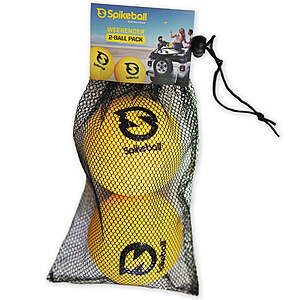 Spikeball:Standard Balls - 2 Pack - 3.5" Yellow & Black $13.5