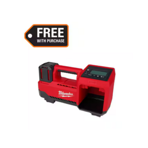 M18 18-Volt Lithium-Ion Cordless Electric Portable Inflator (Tool-Only) $119.48 with M18 18-Volt Lithium-Ion High Output Starter Kit with Two 6.0 Ah Battery and Charger - $179.5