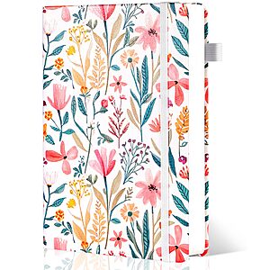 Floral Hardcover Journal,320 Pages (Various Colors) – $5.75
