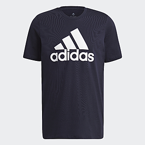 adidas Men's Essentials Big Logo Short Sleeve T-Shirt (Legend Ink/White) $8 + Free S&H (limited sizes