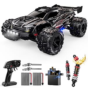 DEERC 9312E 1/18 Scale Fast RC Cars,42+ KPH 4WD Off Road Remote Racing Car - $53.99 AC