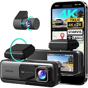 Botslab G980H 4K Front & 2K Rear Dash Camera w/ Sony IMX415 Sensor $79 + Free S&H