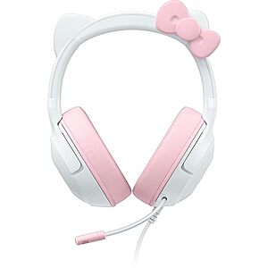AC] $57.95 | Razer Kraken Kitty V2 USB Wired Headset:Hello Kitty Ears,Triforce 40mm Drivers - Hello Kitty Edition at Amazon