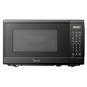 Midea 0.7-cu ft 700 -Watt Countertop Microwave ( Black ) | MMO20C2CV-EMPABK $54
