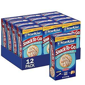 SnS] $10.47* | 12-pk 3.6-oz StarKist Snack-To-Go Ready to Eat Meals Tuna Salad Kits at Amazon