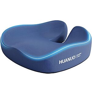 HUANUO Ergonomic Seat Cushion for Office Chair $14.99 + Free Shipping w/ Prime or on $35