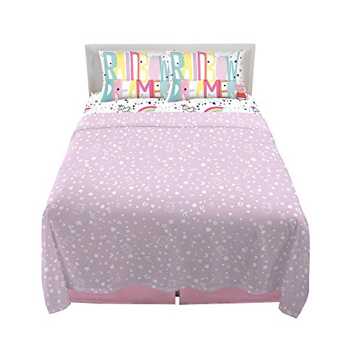 Franco Kids Bedding Super Soft Sheet Set,Full,Peppa Pig