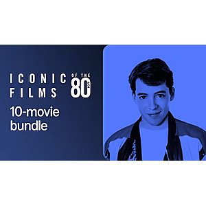 Prime Members:Iconic Films of the 1980's 10-Film Collection (4K/HD Digital) $8