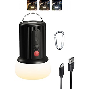 EZVALO 6000mAh LED Rechargeable Camping Lantern $8.40