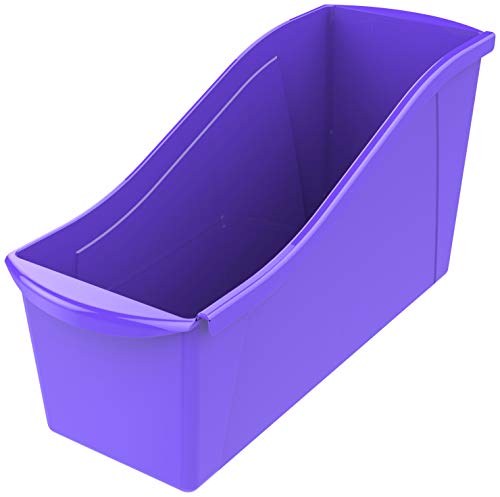 Storex 71103U06C Book Bin,Purple