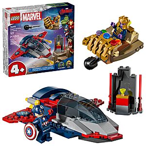 Amazon US] LEGO Marvel Captain America vs.Thanos,76319 ($19.97/50% OFF