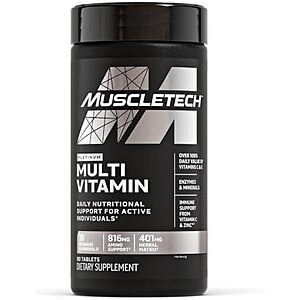 90-Ct MuscleTech Platinum Multivitamins $5.65 w/ S&S