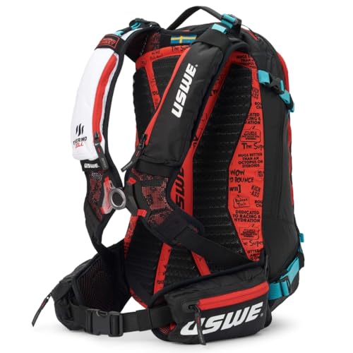 USWE Moto Hydro 12L Hydration...ff-Road Motorcycle,Black Grey