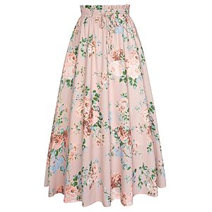 Scarlet Darkness Women's Victorian Floral Long Maxi Skirts w/ Pockets (Blush Pink or Boho Blue) $9.80 + Free Shipping w/ Prime or on $35