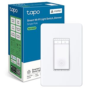 TP-Link Tapo S505D Smart Wi-Fi Dimmer Light Switch & Dimmer 4 for $26.21 + Free Shipping