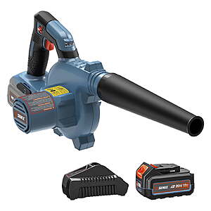 SENIX 20V Max Cordless Blower with 2.5Ah Battery,Up to 180 MPH/75 CFM at Walmart $43.12
