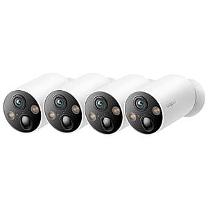 Costco Members:4-Pk TP-Link Tapo TC85 2K Security Camera $100 & More + Free S&H