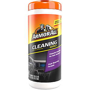 Walmart Armor All Interior Car Cleaning Wipes,30 Count $3.97 buy 2,get $2 Walmart Cash