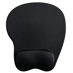 Nnakapaka Ergonomic M-Shape Wrist Rest Mouse Pad (Black) $3.44 + Free Shipping w/ Prime or on $35