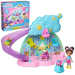 17-Piece Gabby's Dollhouse Kitty Care Ear Purrfect Playroom Playset with 4 Toy Figures,Dollhouse Furniture & Accessories $15.11 + Free Shipping w/ Prime or on $35