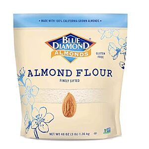[S&S] $5.23*: 3-Lb Blue Diamond Almond Flour (Finely Sifted) at Amazon