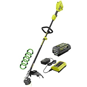 Ryobi 40V 15" Expand-It Cordless Attachment Capable String Trimmer w/ 4.0Ah Battery $129 + Free S&H