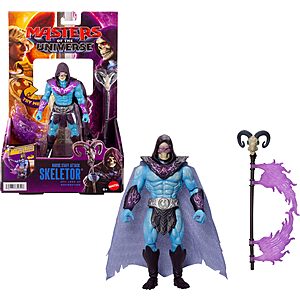 Masters of the Universe Feature Figure Havoc Staff Attack Skeletor,Twist & Release Action Move,5.5 Inch & Accessory,2026 Movie Accurate Villain Toy