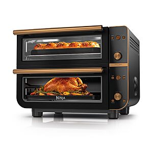 249.99:Ninja Smart XL Double Oven Pro Countertop Oven & Air Fryer | 30.2 Qt 12-in-1 Multi-Function at Amazon