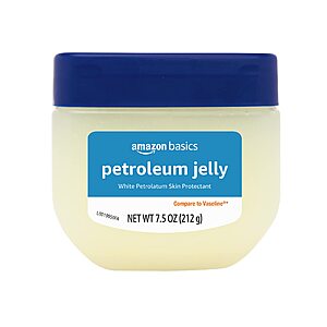 4-Pack 7.5-Oz Amazon Basics Unscented White Petroleum Jelly $5.45 w/ Subscribe & Save