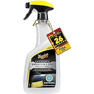 8.99*:26-Oz Meguiar's Ultimate Waterless Wash & Wax at Amazon