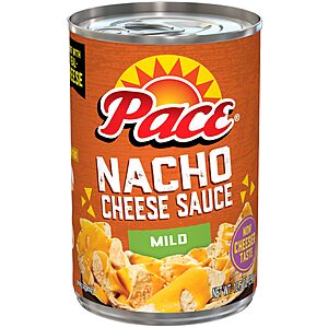 Pace Mild Nacho Cheese Sauce,10.5 oz Can~$1.31 After Coupon & S&S @ Amazon