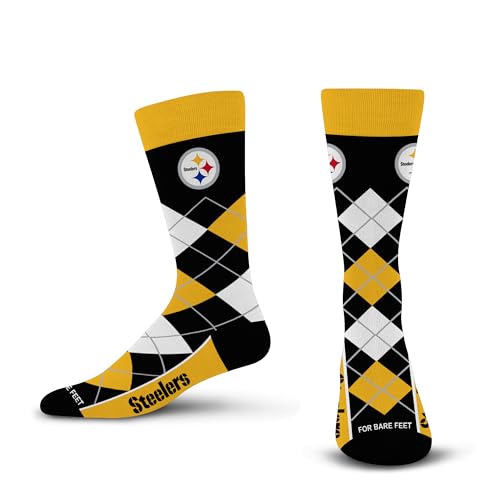 For Bare Feet NFL PITTSBURGH S...ium Dress Sock Team Color OSFM