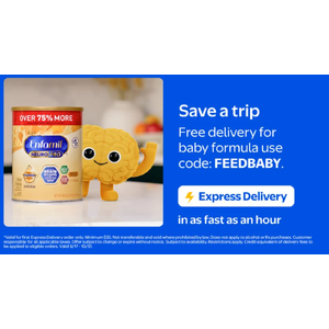 Walmart Order w/Baby Formula:Free Express Delivery & Potential Further Discount - $35
