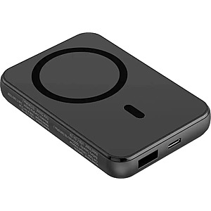 Energizer Ultimate Lithium 5,000mAh 18W MagSafe Magnetic Wireless Power Bank/ Portable Battery Charger with 3 Ports & LED Display for $9.99