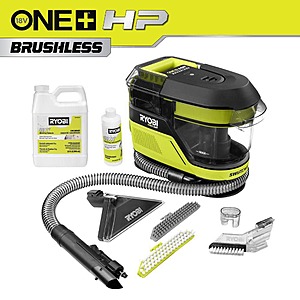 RYOBI ONE+ HP 18V Cordless SWIFTClean Mid-Size Spot Cleaner (Tool Only) w/ 32 oz.OXY Concentrate Cleaning Formula $132