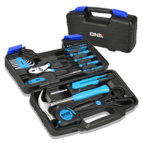 DNA MOTORING 39-Piece Househol...rmitory Use,Blue,TOOLS-00008